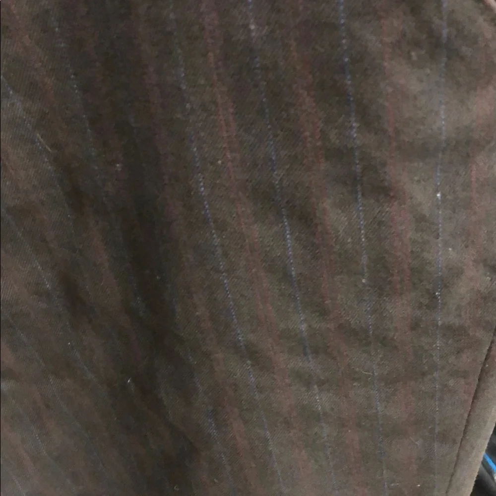 Anchor Blue Vintage Black Chinos with Red and Blue Stripes Relaxed Fit